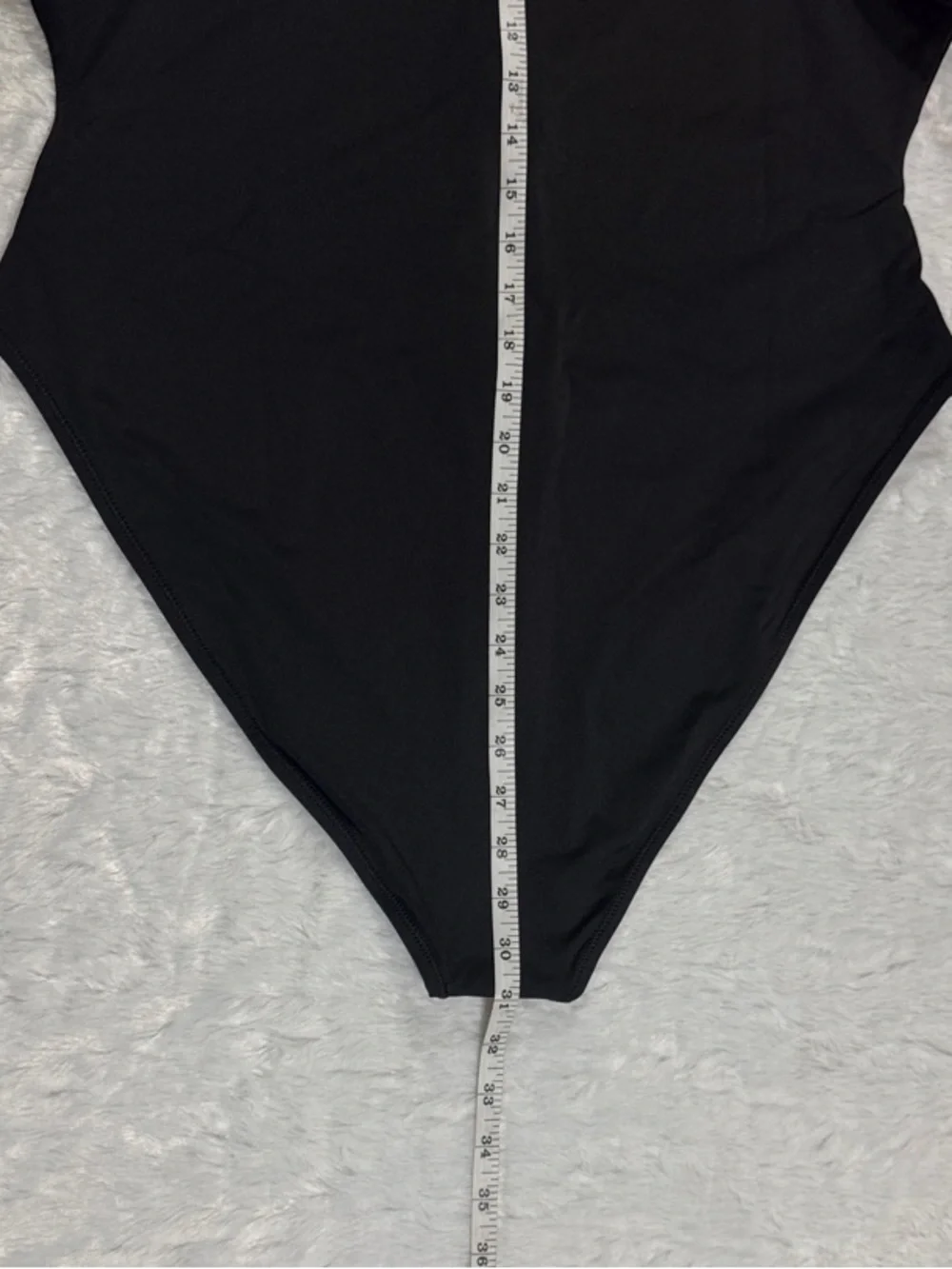 SKIMS NWT Recycled Swim Sleeveless One Piece Black Zip-Front One-Piece Swimsuit